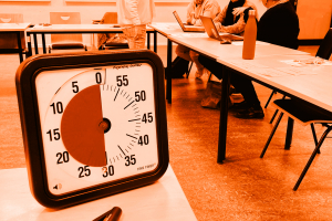 Foto von einer Stoppuhr