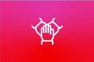 Icon Hände aufeinander