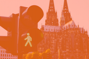 Foto einer grünen Ampel